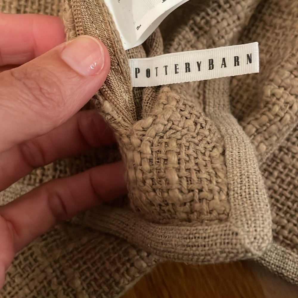 Pottery Barn textures pillow cover, set of 2 - Picture 3 of 3